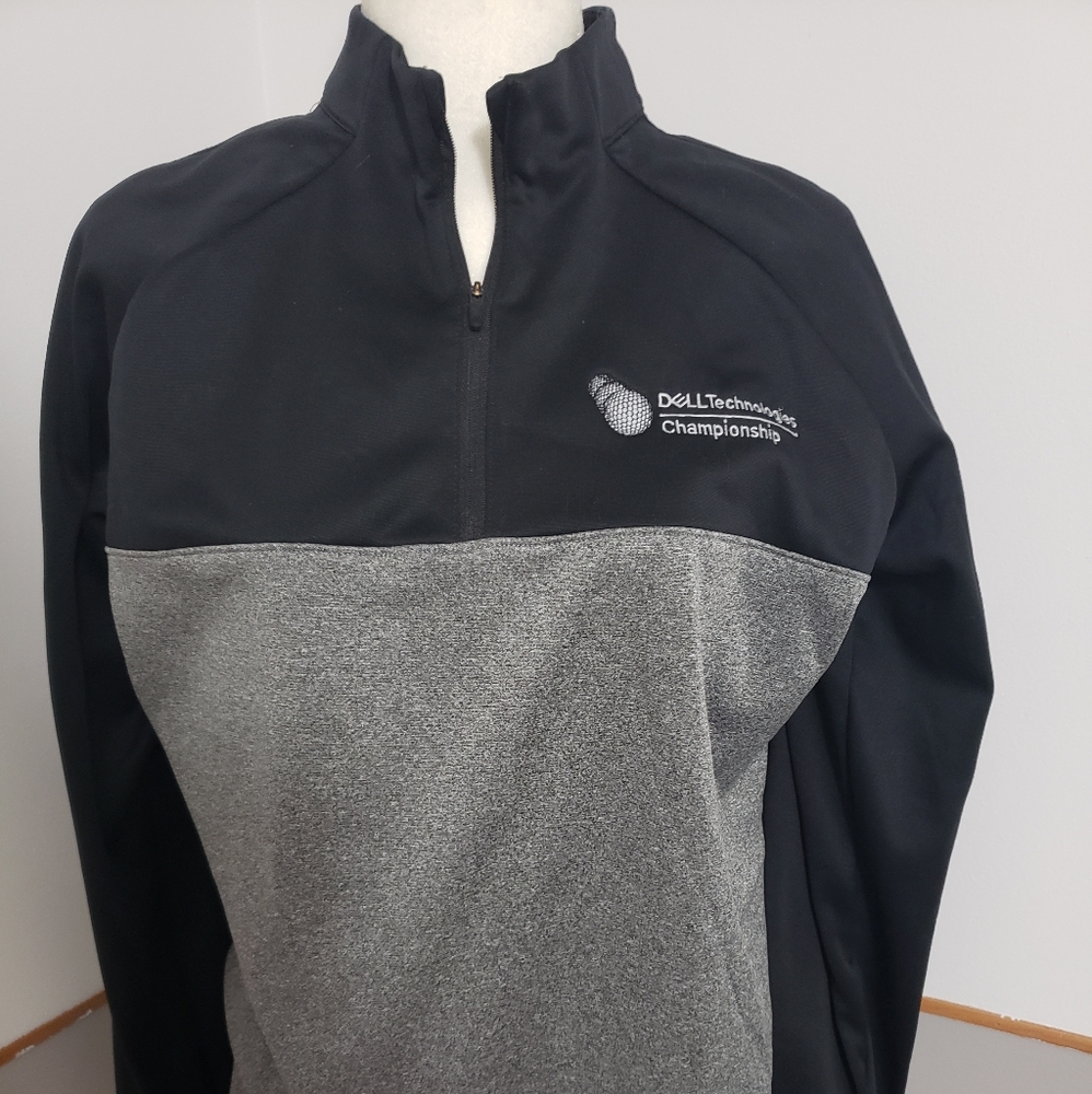 Nike Golf Tournament Fleece Large  Black Grey